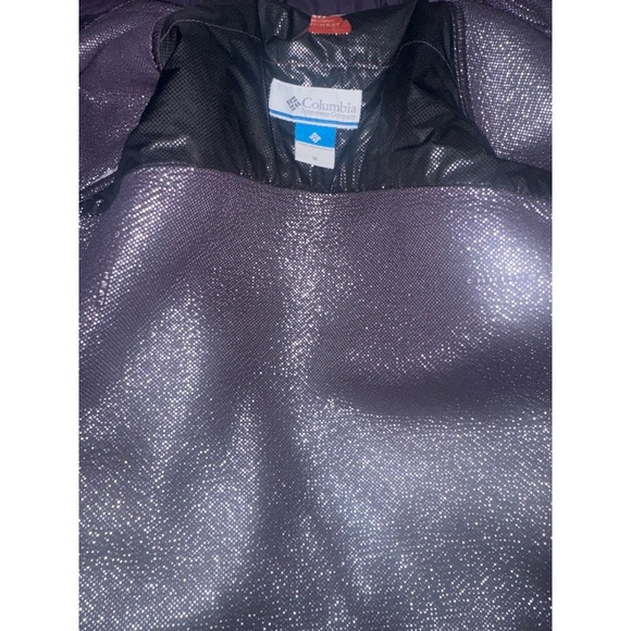 Columbia Omni-Heat Jacket Women's Medium‎ Purple Thermal Reflective Zip-Up - Picture 8 of 8